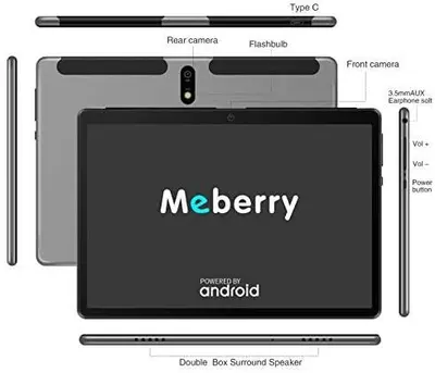 MEBERRY 10.1" Android 10 Tablet, 4GB RAM, 64GB, 8000mAh photo 4
