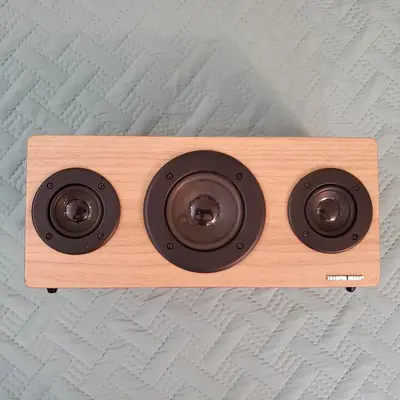 Sharper Image Wireless Bluetooth Wooden Speaker, Portable photo 2