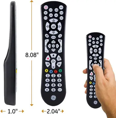 GE Backlit Universal Remote for Samsung, Vizio, LG, Sony, Roku, Apple TV photo 2