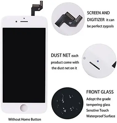 iPhone 6s Plus Original White Screen with Mounting Tools photo 3