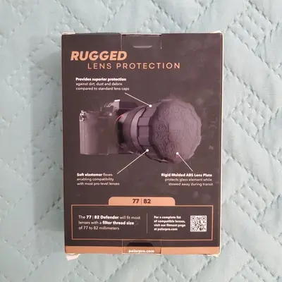 PolarPro Defender 77/82 Lens Cover for 77mm and 82mm Filter Threads photo 2