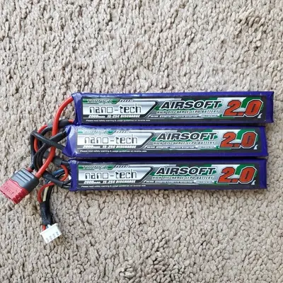 Turnigy Nano-Tech 2000mAh 3S 11.1V 15-25C LiPo Battery, Mini Tamiya