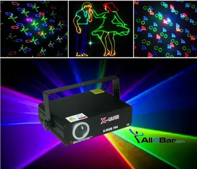X-Laser XRGB 702 300mW RGB Laser Projector with 3D Animation photo 3