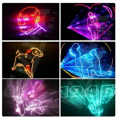 X-Laser XRGB 702 300mW RGB Laser Projector with 3D Animation photo 6