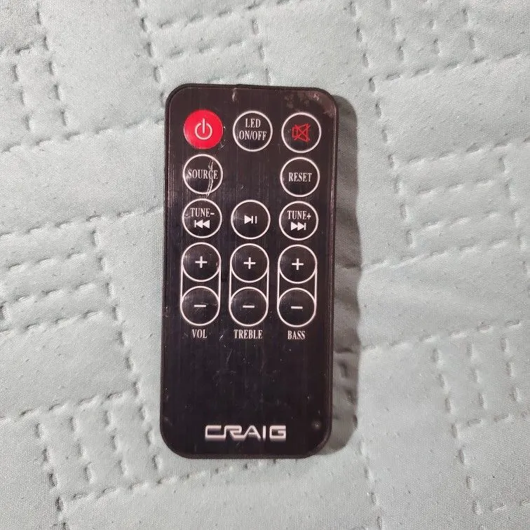 Remote for Craig CHT973 2.1-Channel Tower Speaker System