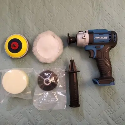 12V Cordless Variable-Speed Polisher/Sander with Battery photo 5