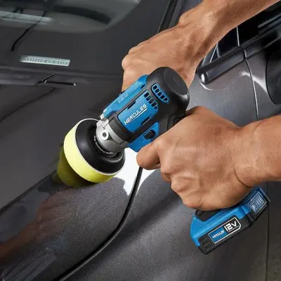 12V Cordless Variable-Speed Polisher/Sander with Battery photo 8