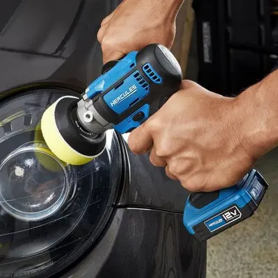 12V Cordless Variable-Speed Polisher/Sander with Battery photo 9