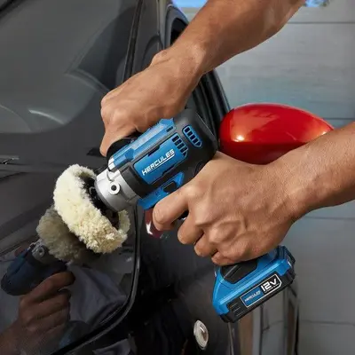 12V Cordless Variable-Speed Polisher/Sander with Battery photo 7