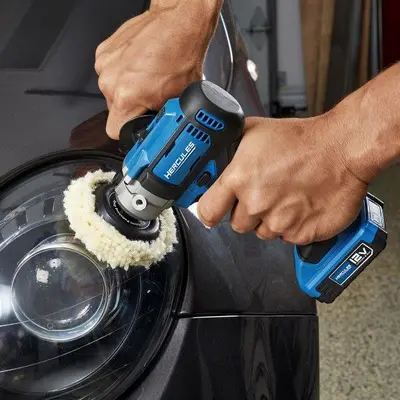 12V Cordless Variable-Speed Polisher/Sander with Battery photo 10