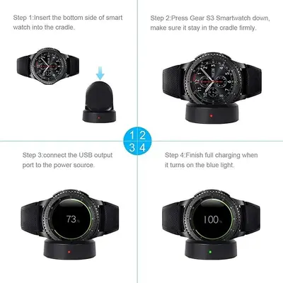 Samsung Gear S3 / S2 Wireless Qi Charging Cradle photo 7