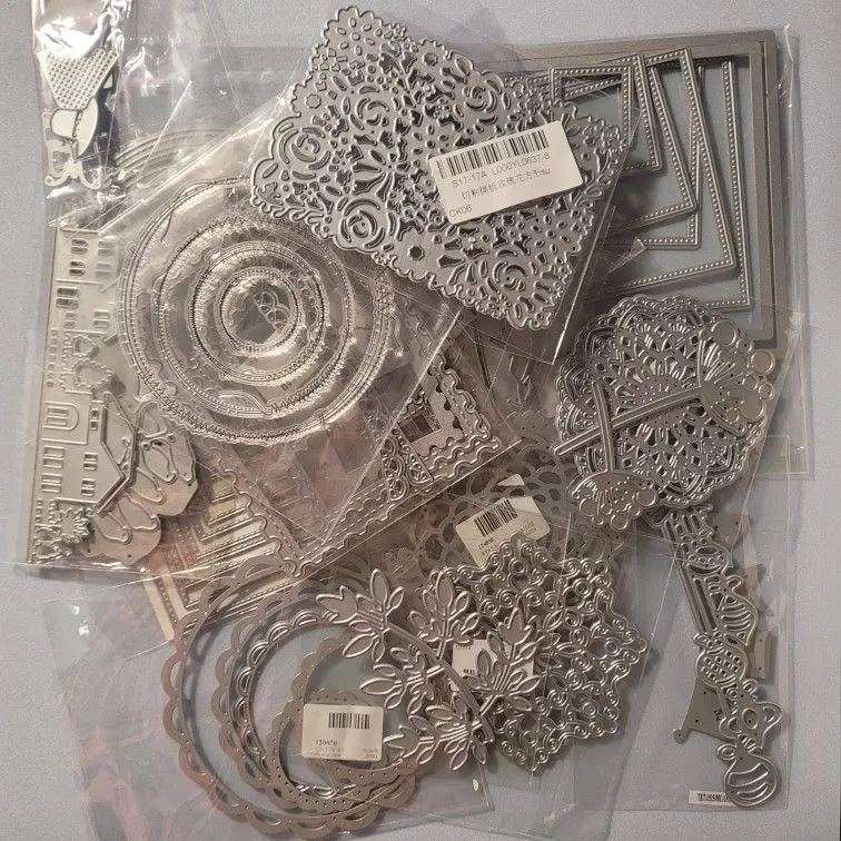 Large Cutting Die Collection, 50+ Pieces