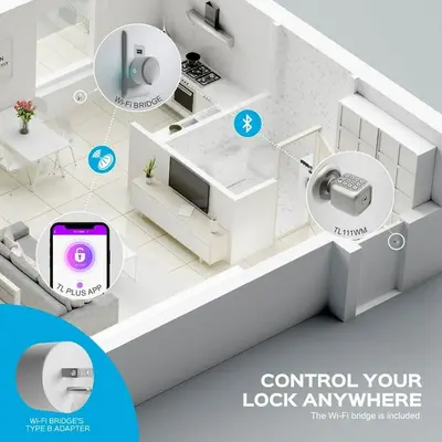 TurboLock TL111WM Smart Door Lock with WiFi Bridge and Remote Keypad photo 10