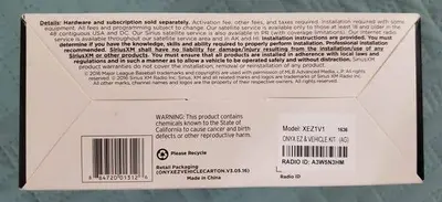 SiriusXM Onyx EZ XEZ1V1 Satellite Radio with Vehicle Kit photo 4