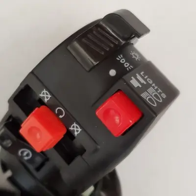 Motorcycle Start/Kill Switch Light Button with Choke Lever, 110cc photo 2