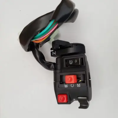 Motorcycle Start/Kill Switch Light Button with Choke Lever, 110cc