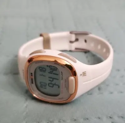 Timex Ironman TW5M19900 Women's Transit Watch, White Resin Strap photo 2