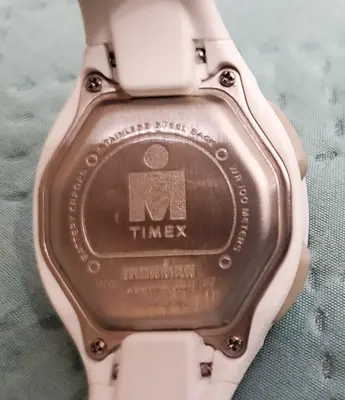 Timex Ironman TW5M19900 Women's Transit Watch, White Resin Strap photo 3
