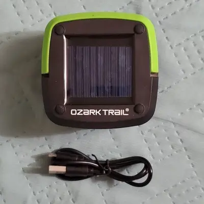 Ozark Trail Solar Camping Lantern, 100 Lumens LED, 3 Modes photo 2