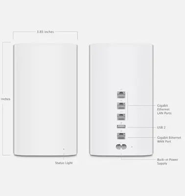 Apple A1521 AirPort Extreme 6th Gen 802.11ac Router photo 4