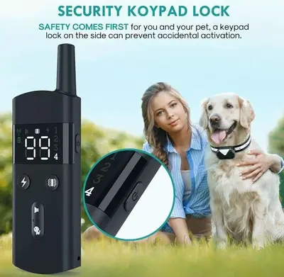 Rechargeable Dog Training Shock Collar with 2600 ft Remote photo 6