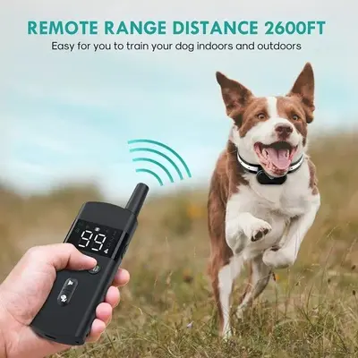 Rechargeable Dog Training Shock Collar with 2600 ft Remote photo 5