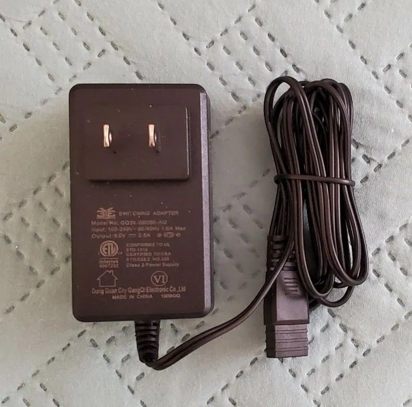 9V 2.5A Adapter for 3YE GQ24-090250-AU and GQ30-090300