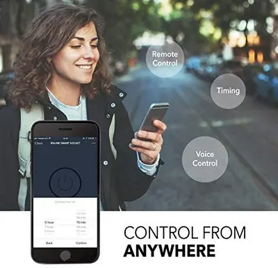 HBN Mini Smart Plug 15A, WiFi and Bluetooth, Works with Alexa and Google photo 7