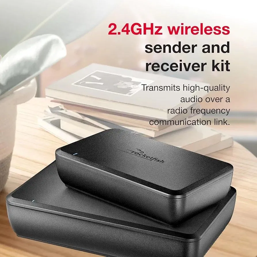 Rocketfish Wireless Rear Speaker Kit with Sender and Receiver